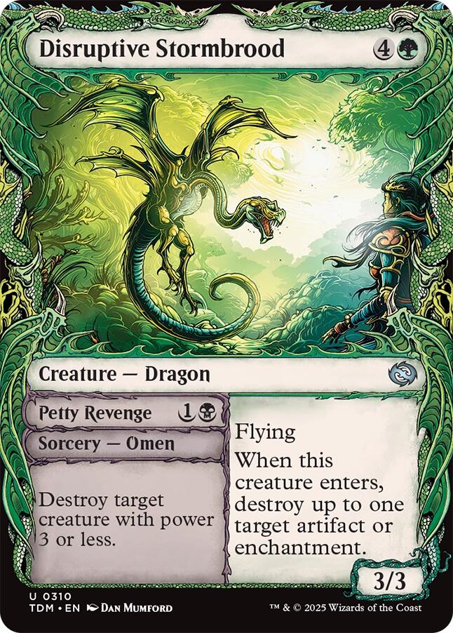 Disruptive Stormbrood (Showcase) [Tarkir: Dragonstorm] | Gam3 Escape