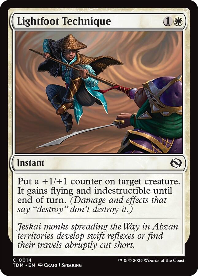 Lightfoot Technique [Tarkir: Dragonstorm] | Gam3 Escape