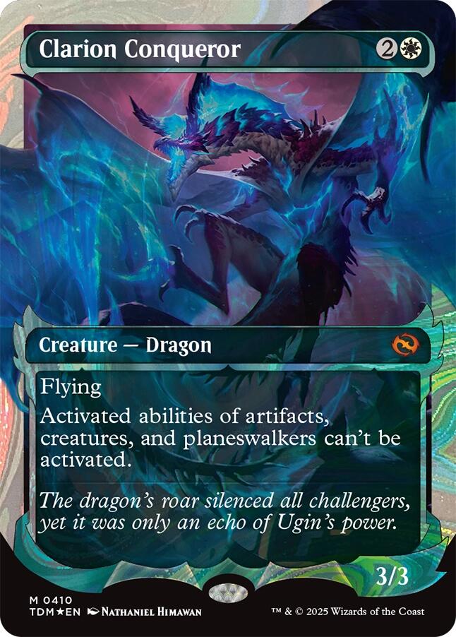 Clarion Conqueror (Showcase) (Halo Foil) [Tarkir: Dragonstorm] | Gam3 Escape