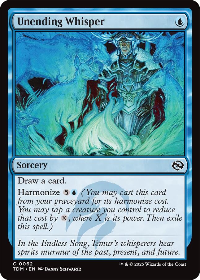 Unending Whisper [Tarkir: Dragonstorm] | Gam3 Escape