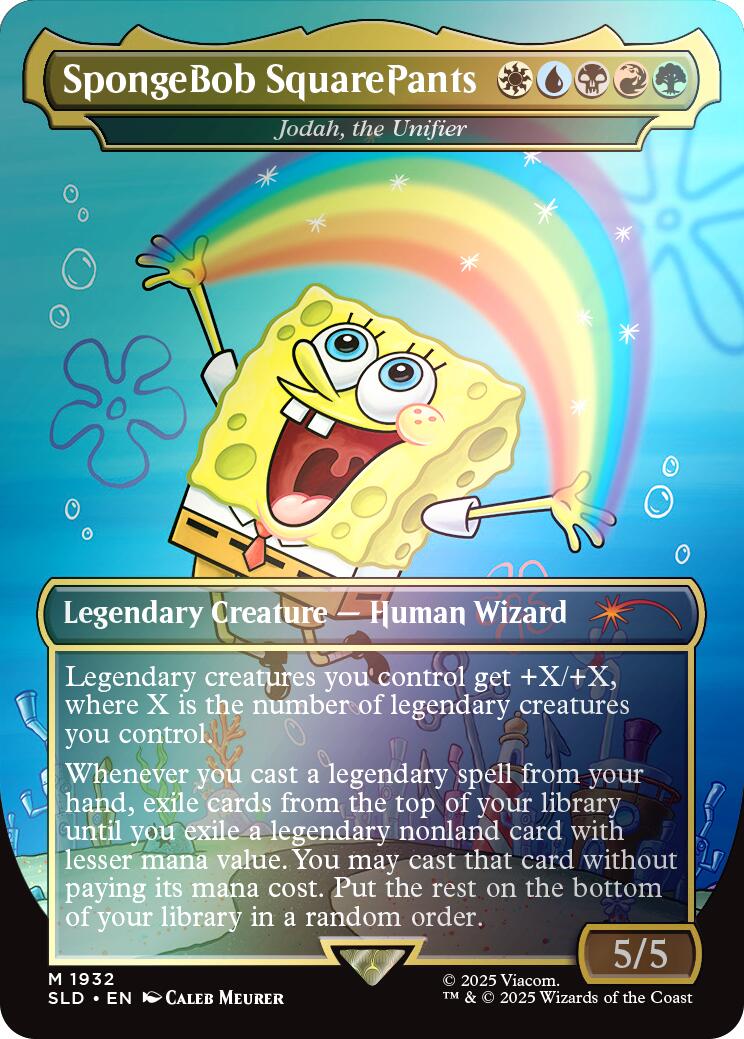 SpongeBob SquarePants - Jodah, the Unifier (Rainbow Foil) [Secret Lair Drop Series] | Gam3 Escape