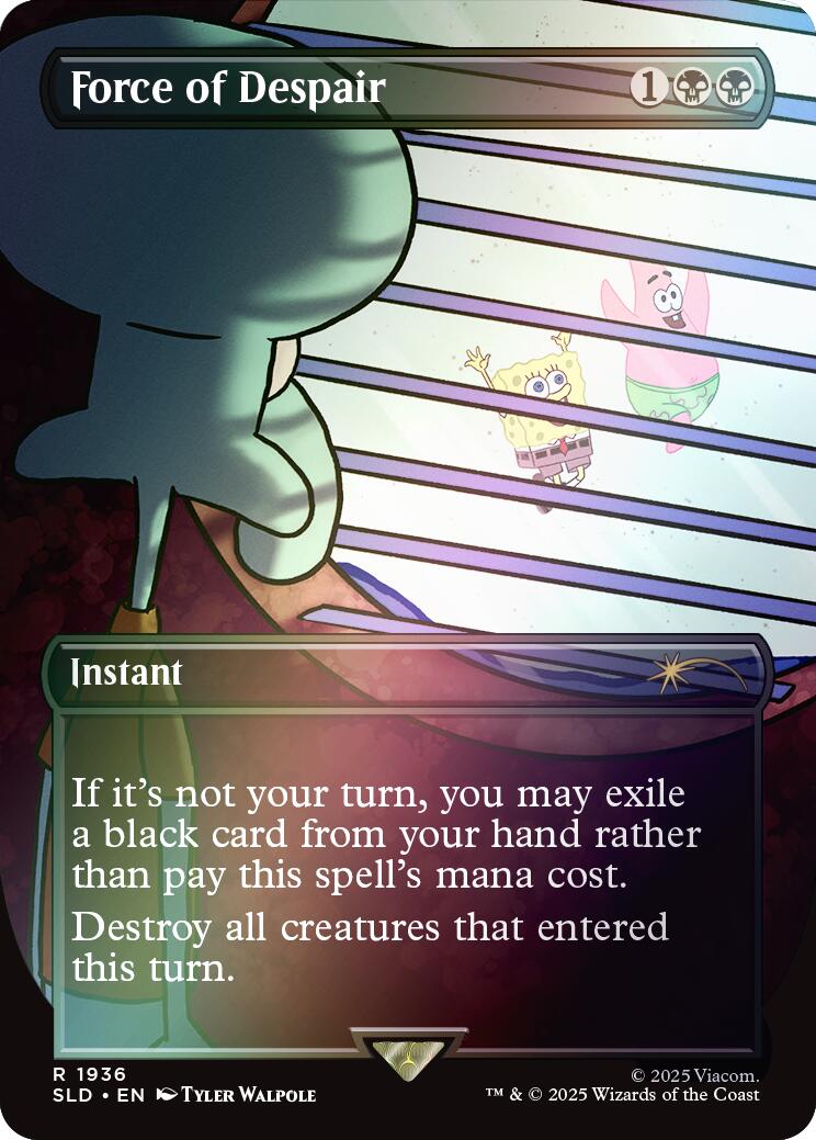 Force of Despair (Rainbow Foil) [Secret Lair Drop Series] | Gam3 Escape