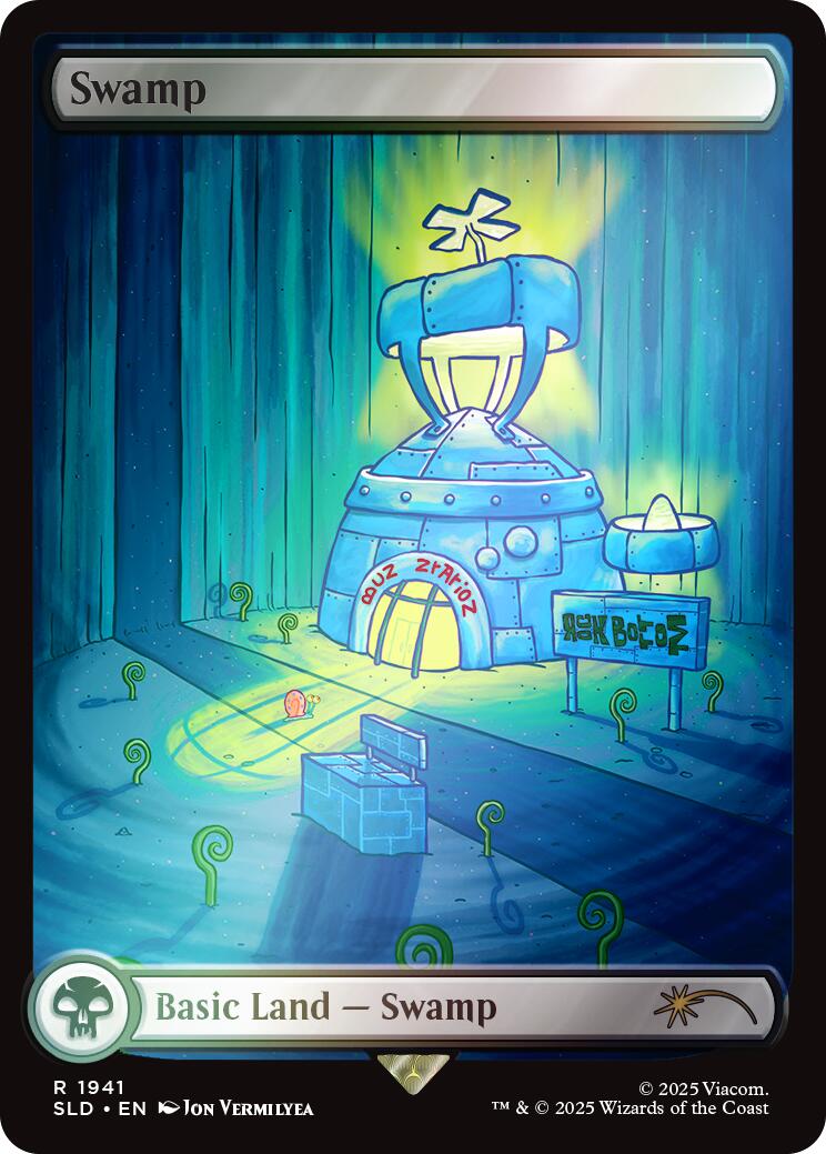 Swamp (1941) (Rainbow Foil) [Secret Lair Drop Series] | Gam3 Escape