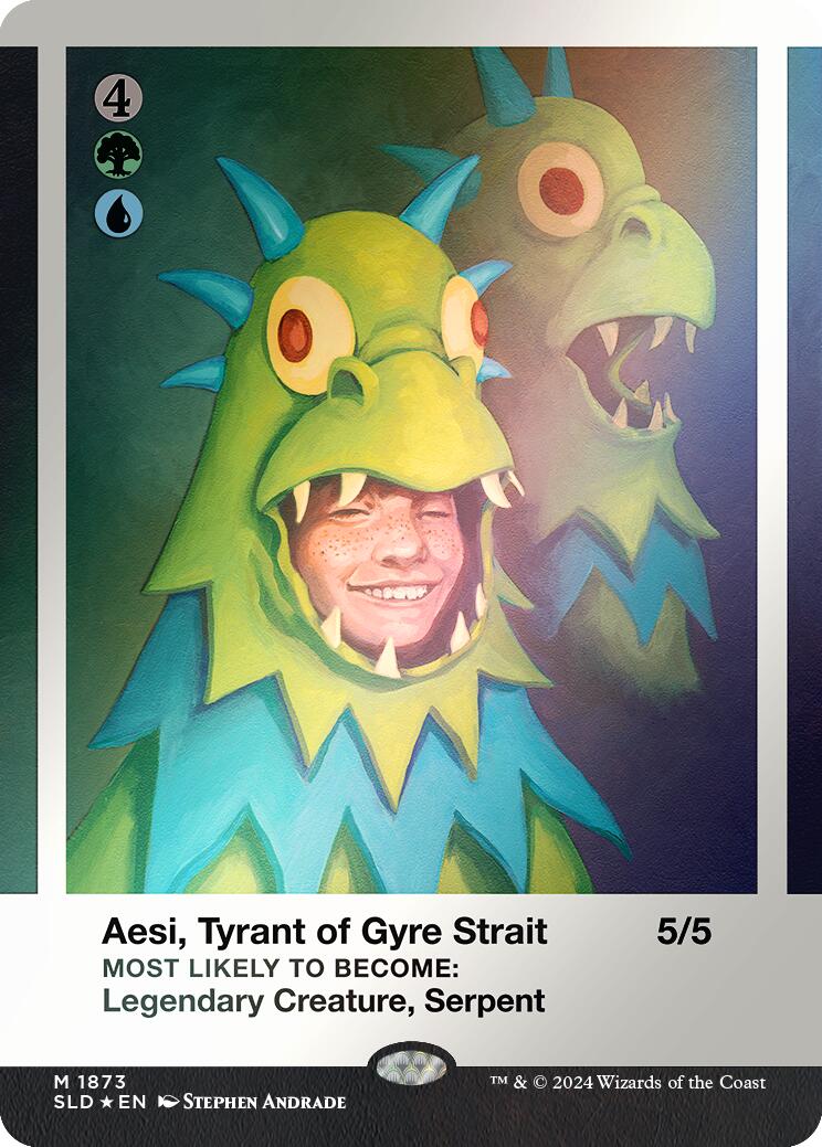 Aesi, Tyrant of Gyre Strait (Rainbow Foil) [Secret Lair Drop Series] | Gam3 Escape