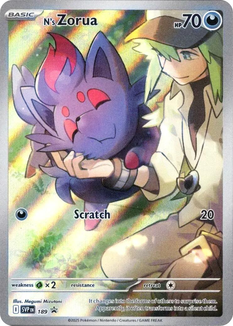 N's Zorua (SVP189) [Scarlet & Violet: Black Star Promos] | Gam3 Escape