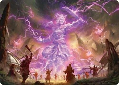 Smile at Death Art Card (4/54) [Tarkir: Dragonstorm Art Series] | Gam3 Escape