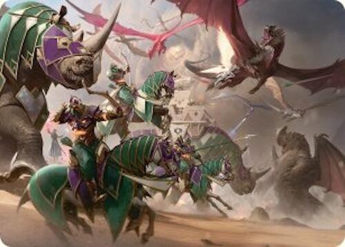 United Battlefront Art Card (5/54) [Tarkir: Dragonstorm Art Series] | Gam3 Escape