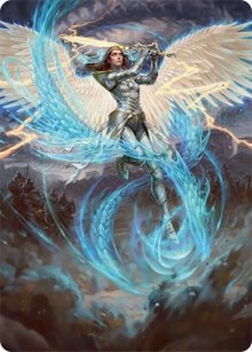 Elspeth, Storm Slayer Art Card (49/54) [Tarkir: Dragonstorm Art Series] | Gam3 Escape