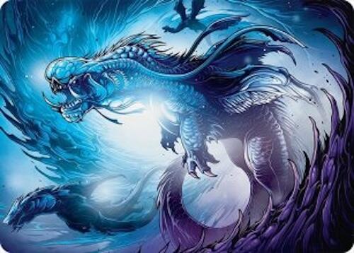 Roiling Dragonstorm Art Card (33/54) [Tarkir: Dragonstorm Art Series] | Gam3 Escape