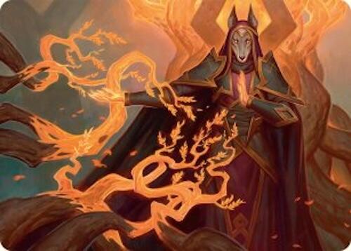 Abzan Devotee Art Card (10/54) [Tarkir: Dragonstorm Art Series] | Gam3 Escape