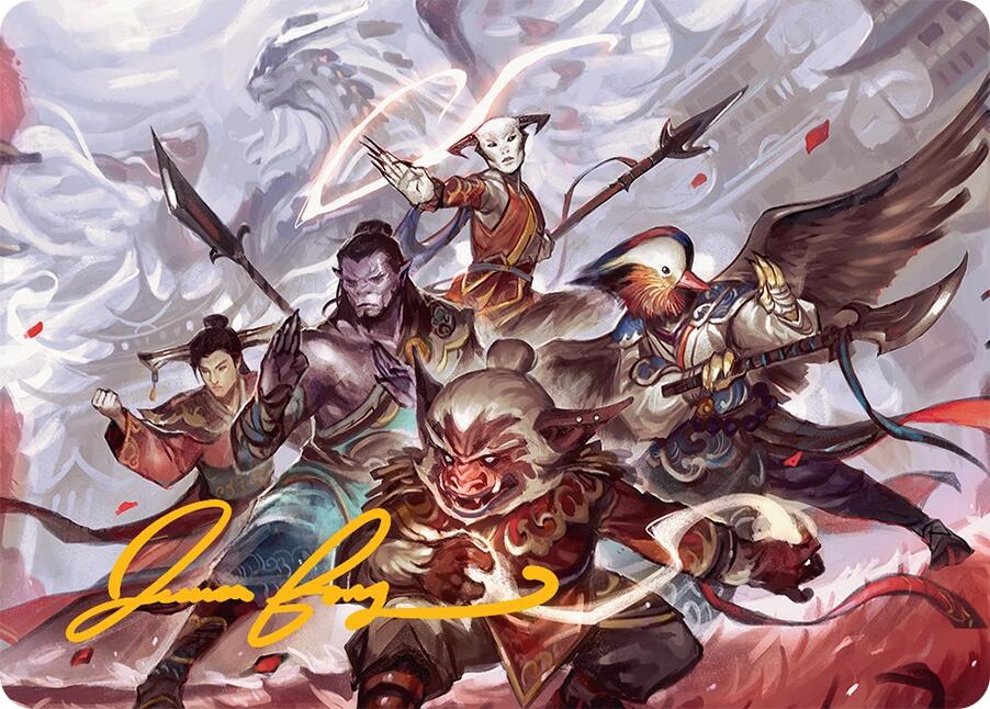 Will of the Jeskai Art Card (54/54) (Gold-Stamped Signature) [Tarkir: Dragonstorm Art Series] | Gam3 Escape