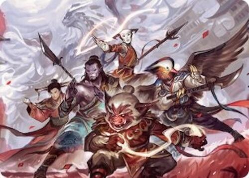 Will of the Jeskai Art Card (54/54) [Tarkir: Dragonstorm Art Series] | Gam3 Escape