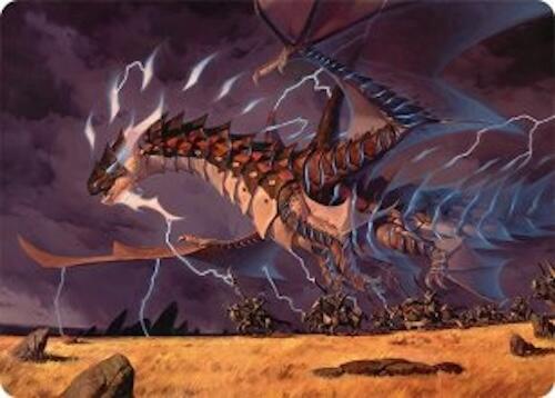 Neriv, Heart of the Storm Art Card (25/54) [Tarkir: Dragonstorm Art Series] | Gam3 Escape
