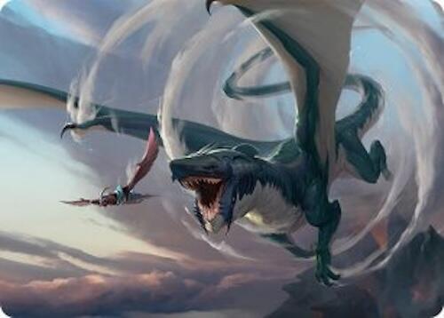 Whirlwing Stormbrood Art Card (27/54) [Tarkir: Dragonstorm Art Series] | Gam3 Escape