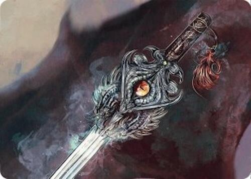 Dragonfire Blade Art Card (40/54) [Tarkir: Dragonstorm Art Series] | Gam3 Escape