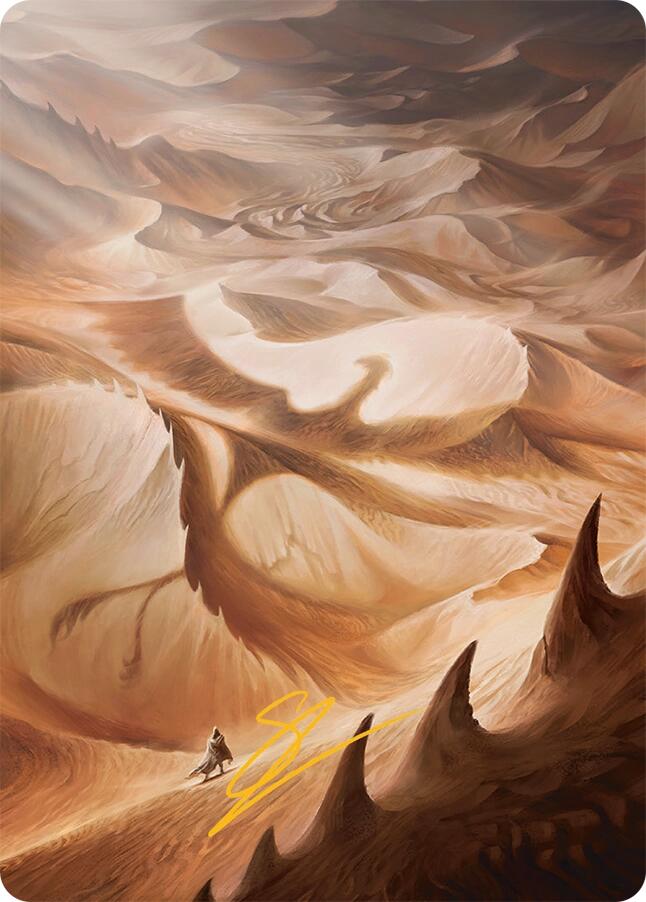 Plains Art Card (30/54) (Gold-Stamped Signature) [Tarkir: Dragonstorm Art Series] | Gam3 Escape