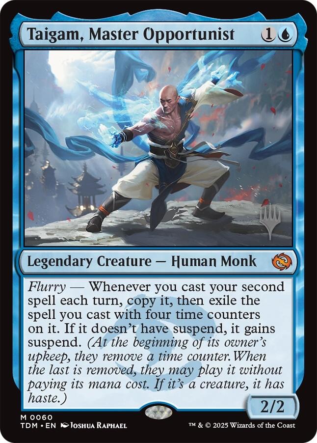 Taigam, Master Opportunist [Tarkir: Dragonstorm Promos] | Gam3 Escape