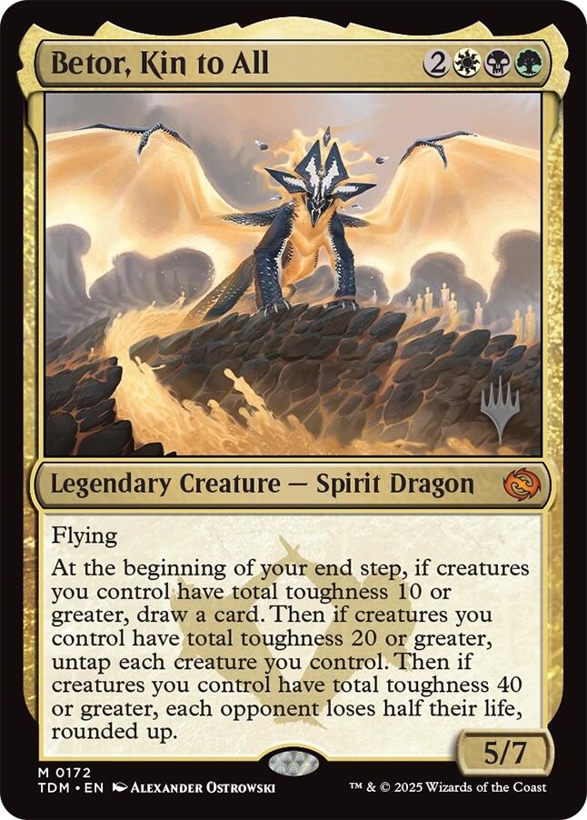 Betor, Kin to All [Tarkir: Dragonstorm Promos] | Gam3 Escape