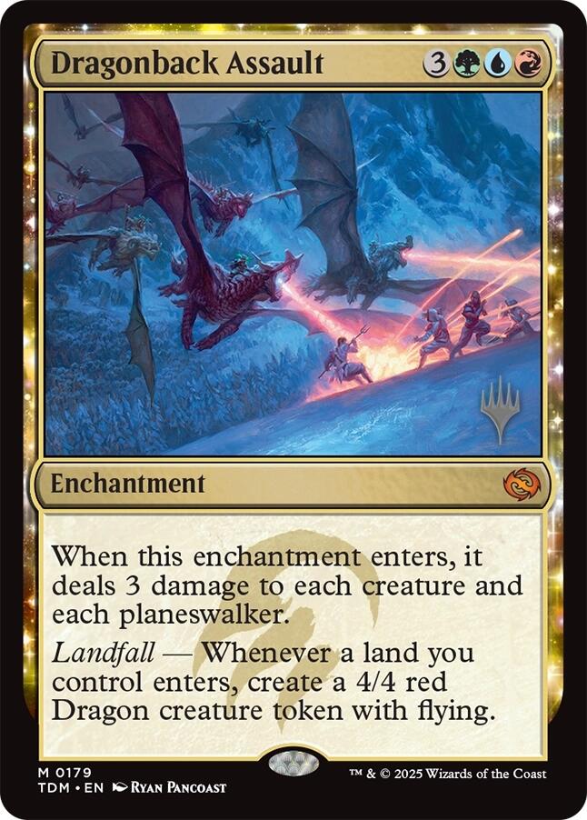Dragonback Assault [Tarkir: Dragonstorm Promos] | Gam3 Escape