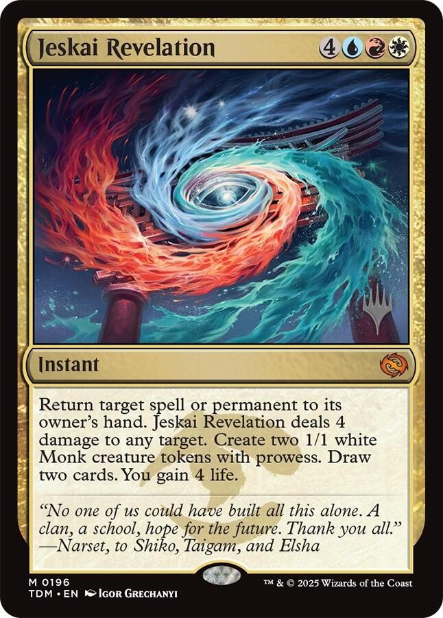 Jeskai Revelation [Tarkir: Dragonstorm Promos] | Gam3 Escape