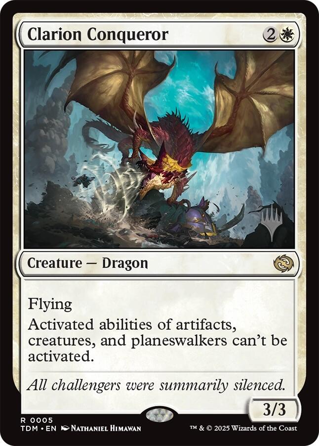 Clarion Conqueror [Tarkir: Dragonstorm Promos] | Gam3 Escape