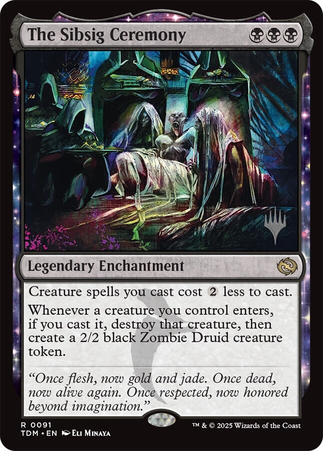 The Sibsig Ceremony [Tarkir: Dragonstorm Promos] | Gam3 Escape