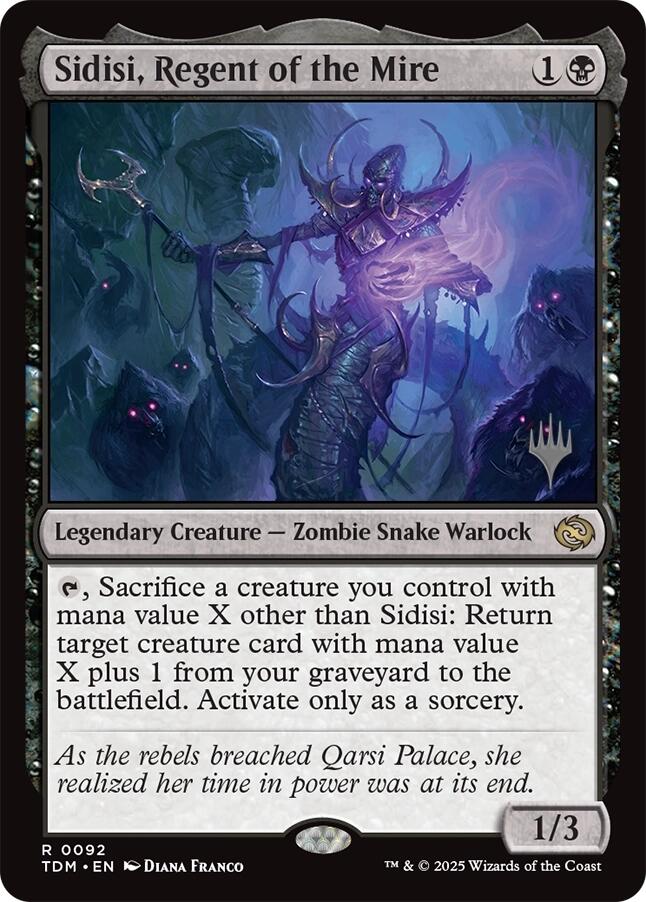 Sidisi, Regent of the Mire [Tarkir: Dragonstorm Promos] | Gam3 Escape