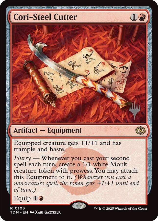 Cori-Steel Cutter [Tarkir: Dragonstorm Promos] | Gam3 Escape