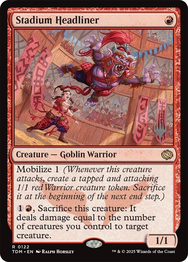 Stadium Headliner [Tarkir: Dragonstorm Promos] | Gam3 Escape