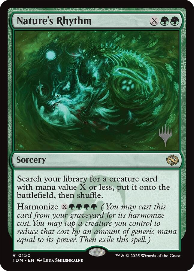 Nature's Rhythm [Tarkir: Dragonstorm Promos] | Gam3 Escape