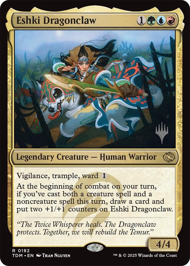 Eshki Dragonclaw [Tarkir: Dragonstorm Promos] | Gam3 Escape