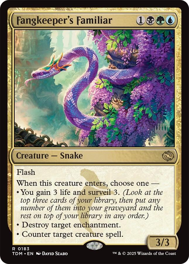 Fangkeeper's Familiar [Tarkir: Dragonstorm Promos] | Gam3 Escape