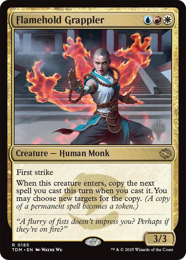 Flamehold Grappler [Tarkir: Dragonstorm Promos] | Gam3 Escape