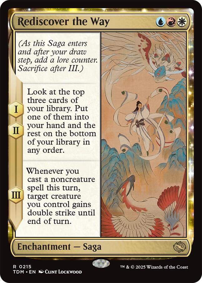 Rediscover the Way [Tarkir: Dragonstorm Promos] | Gam3 Escape