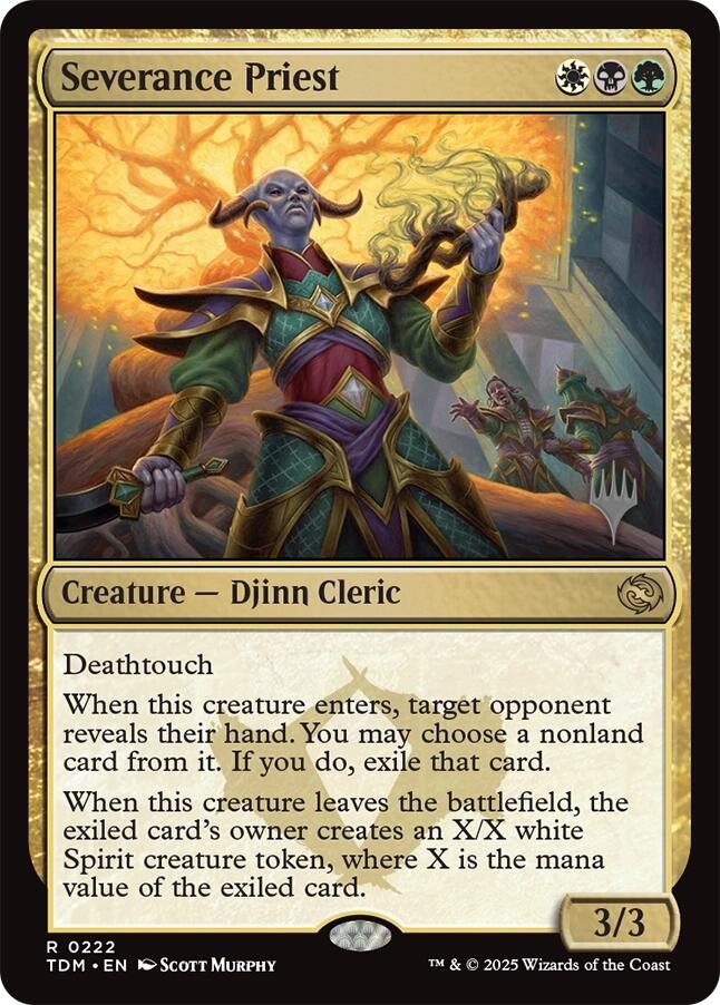 Severance Priest [Tarkir: Dragonstorm Promos] | Gam3 Escape