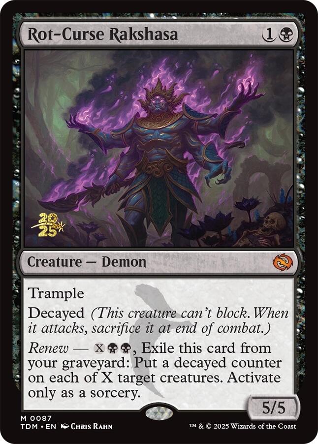 Rot-Curse Rakshasa [Tarkir: Dragonstorm Prerelease Promos] | Gam3 Escape