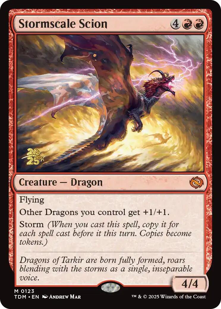 Stormscale Scion [Tarkir: Dragonstorm Prerelease Promos] | Gam3 Escape