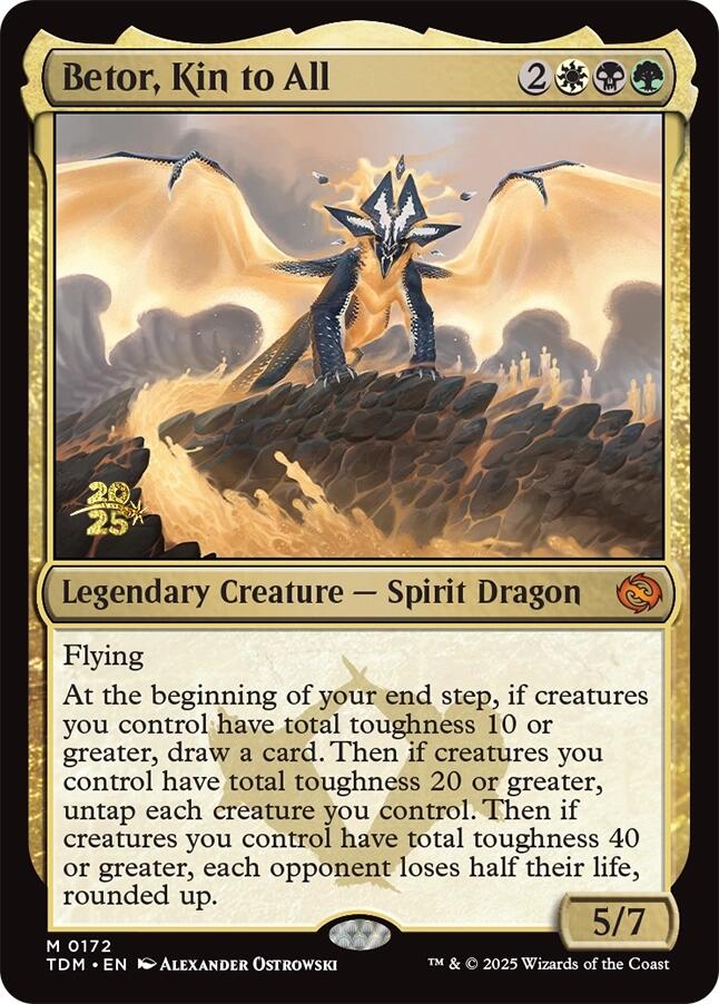 Betor, Kin to All [Tarkir: Dragonstorm Prerelease Promos] | Gam3 Escape