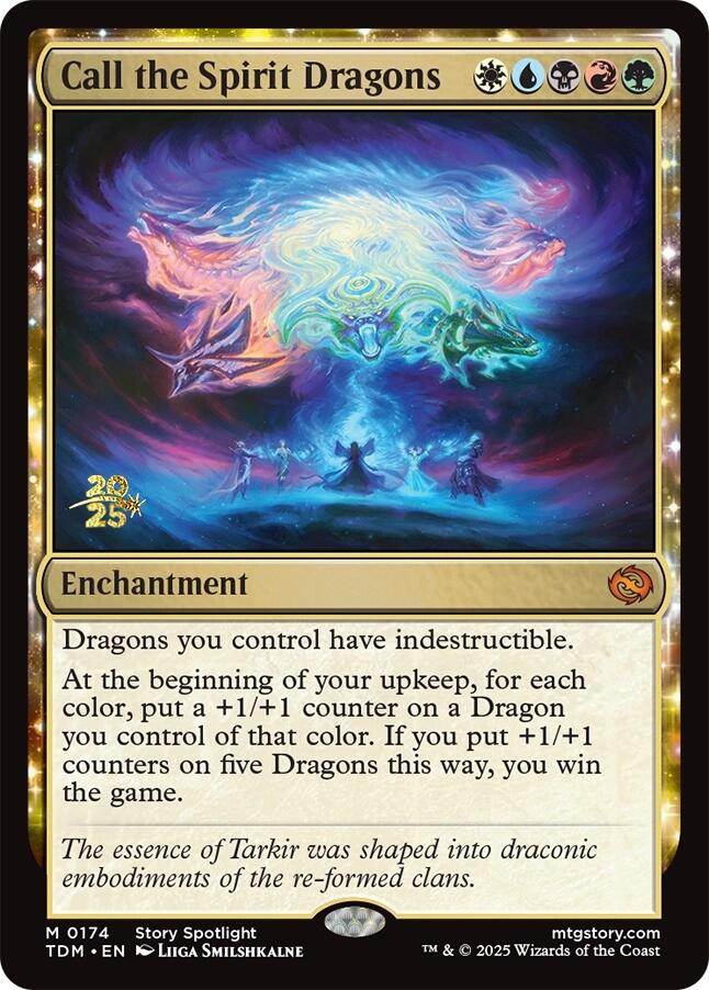 Call the Spirit Dragons [Tarkir: Dragonstorm Prerelease Promos] | Gam3 Escape