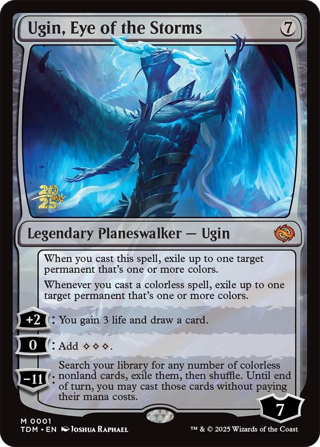 Ugin, Eye of the Storms [Tarkir: Dragonstorm Prerelease Promos] | Gam3 Escape