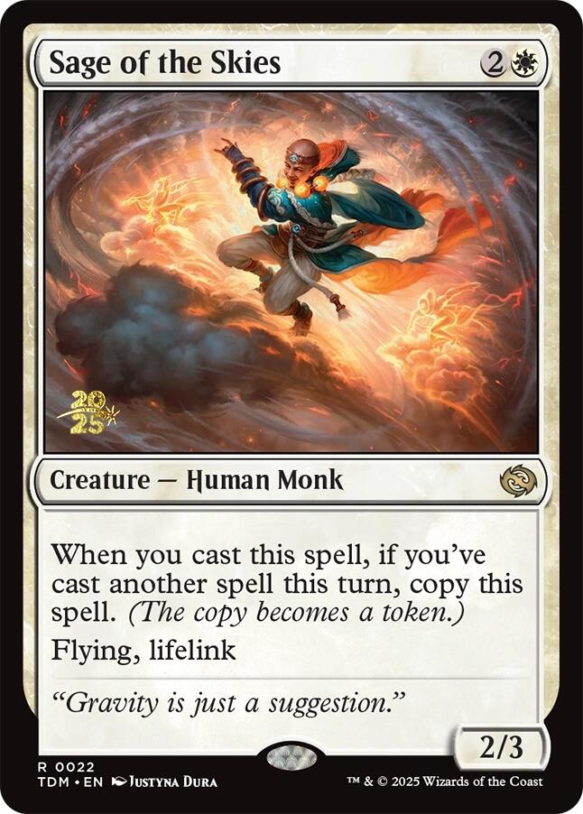 Sage of the Skies [Tarkir: Dragonstorm Prerelease Promos] | Gam3 Escape