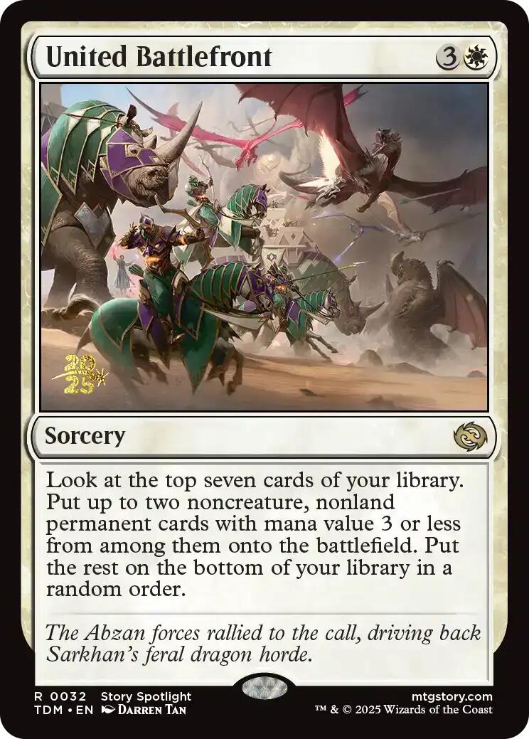 United Battlefront [Tarkir: Dragonstorm Prerelease Promos] | Gam3 Escape