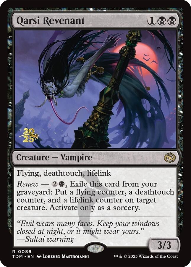 Qarsi Revenant [Tarkir: Dragonstorm Prerelease Promos] | Gam3 Escape