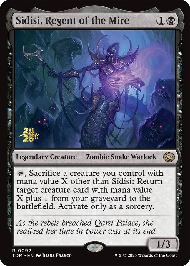 Sidisi, Regent of the Mire [Tarkir: Dragonstorm Prerelease Promos] | Gam3 Escape