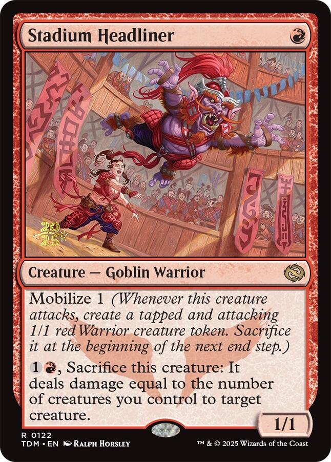 Stadium Headliner [Tarkir: Dragonstorm Prerelease Promos] | Gam3 Escape