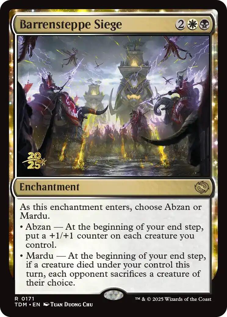 Barrensteppe Siege [Tarkir: Dragonstorm Prerelease Promos] | Gam3 Escape