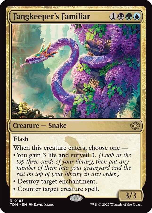 Fangkeeper's Familiar [Tarkir: Dragonstorm Prerelease Promos] | Gam3 Escape