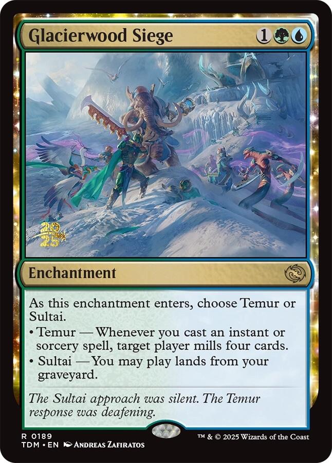 Glacierwood Siege [Tarkir: Dragonstorm Prerelease Promos] | Gam3 Escape