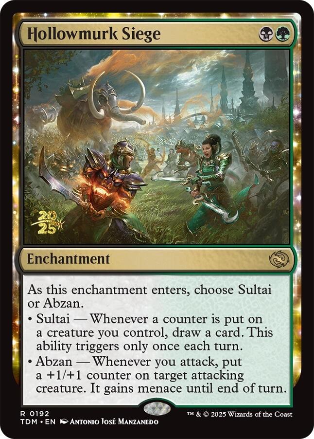 Hollowmurk Siege [Tarkir: Dragonstorm Prerelease Promos] | Gam3 Escape