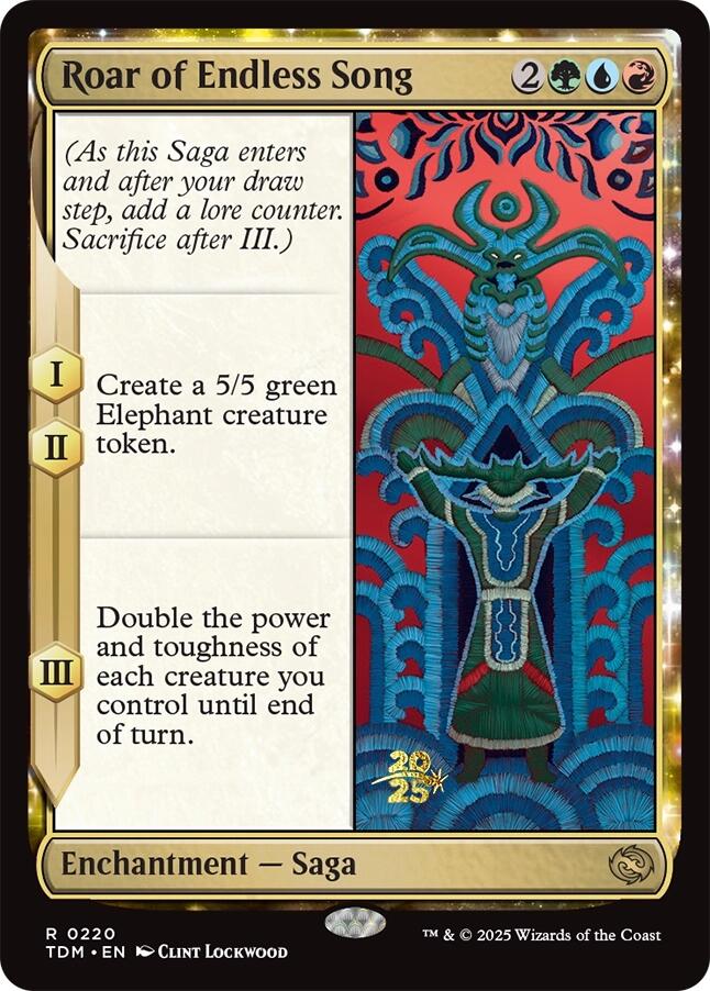 Roar of Endless Song [Tarkir: Dragonstorm Prerelease Promos] | Gam3 Escape